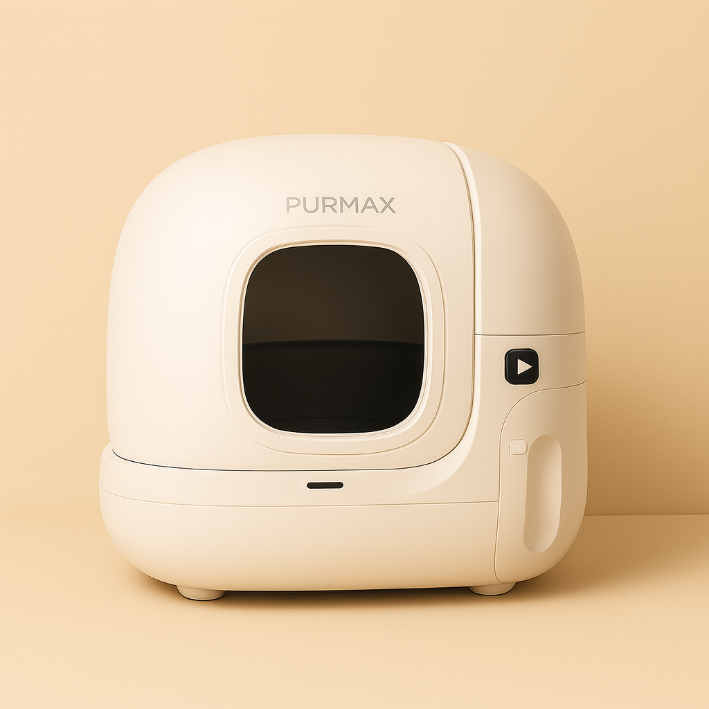 Purmax — Lettiera automatica intelligente con app & sistema anti-odore