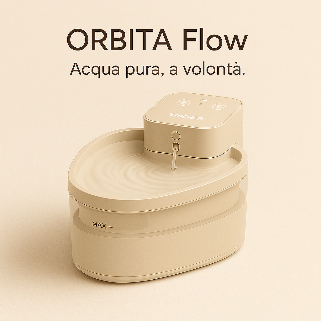 ORBITA Flow — Fontana automatica connessa per gatti