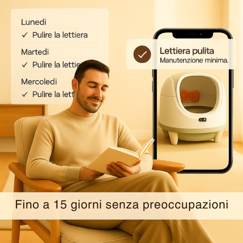 ORBITA — Lettiera autopulente e anti-odore per gatti